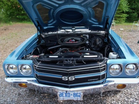 1970 Chevy El Camino SS 396 - el camino, car, blue, classic, chevy