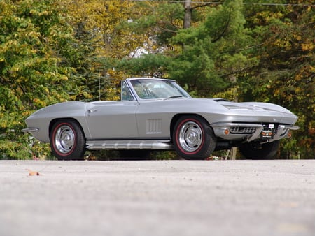 1967 Corvette 427 ragtop - classic, muscle, corvette, ragtop, chevy