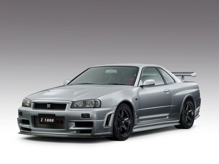 Skyline - car, r34, skyline, nissan