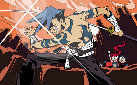 Gurren Lagann Kamina - yoko, anime, gurren lagann, team dai gurren, simon, kamina