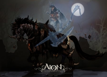 Horse Rider - game, warrior, danger, aion, cg, hd, horror, 3d, action, adventure, video game