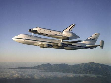 Shuttle PiggyBack - takeoff, space, jet, shuttle