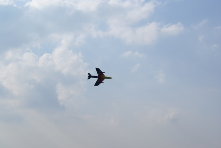 hunter jet - job, hill, biggin hill, paint, jet, hunter, cool, plane, fire, comet, biggin