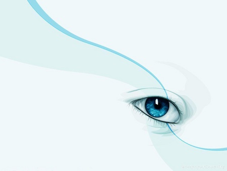 3D-Eye - blueeye, abstract, eye, 3d