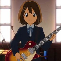 K-ON! yui whit guitah!