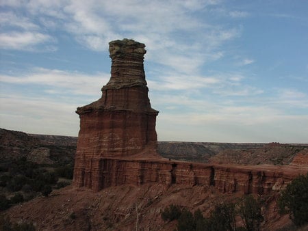 Palo Duro Lighthouse - nature, texas, canyon, formation