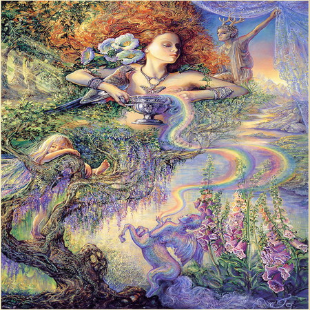 Enchantment - fantasy, josephine wall, enchantment, art