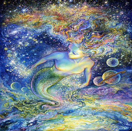 Space maid - space, fantasy, josephine wall, art