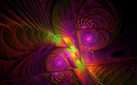 Summer Kolorz - abstract, design, lime, orange, pink