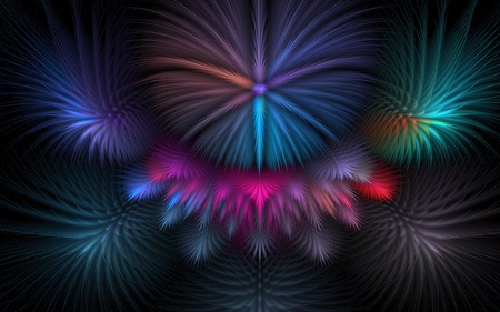 Mood Glow - abstract, colors, lighted, design