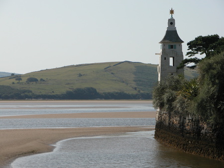 The Village - sea, the village, estuary, wales