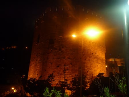 Alanya Night, Turkey - amusement parks, nature, alanya, night, architecture, turkey