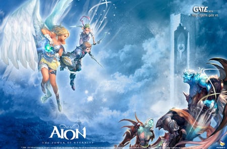 Heaven Angels!!! - video game, heaven, hd, aion, adventure, beautiful, action, angels, cprg