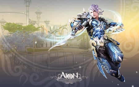 Destiny Warrior - face, video game, hd, cprg, warrior, fighter, fantasy, aion, action, 3d, hair, adventure, weapon