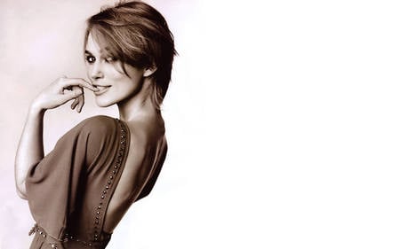 Keira Knightley - people, model, actresses, black and white, keira knightley, celebrity