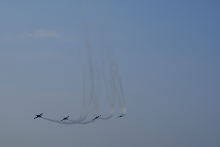 The Blades Aerobatic Display Team - blades, hill, aerobatic, england, biggin, ex, amazing, red, display, british, 2010, arrows, raf, team