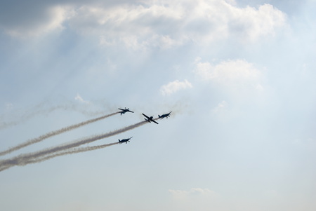 The Blades Aerobatic Display Team - hill, ex, 2010, display, british, amazing, team, raf, england, blades, red, arrows, biggin, aerobatic