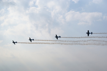 The Blades Aerobatic Display Team - hill, ex, 2010, display, british, amazing, team, raf, england, blades, red, arrows, biggin, aerobatic