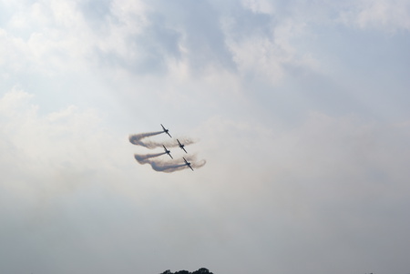 The Blades Aerobatic Display Team - blades, hill, aerobatic, england, biggin, ex, amazing, red, display, british, 2010, arrows, raf, team