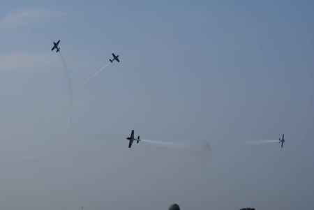 The Blades Aerobatic Display Team - blades, hill, aerobatic, england, biggin, ex, amazing, red, display, british, 2010, arrows, raf, team