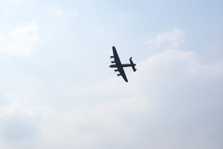 lancaster bomber - hill, ww2, biggin, day, bomber, lancaster, beautiful, 2010, raf