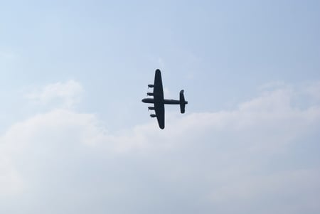 lancaster bomber - hill, ww2, biggin, day, bomber, lancaster, beautiful, 2010, raf