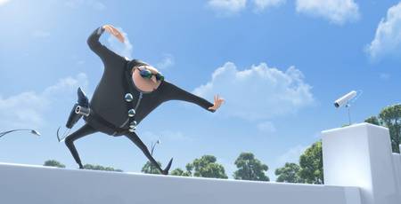 Gru on roof - movie, gru, despicable, me