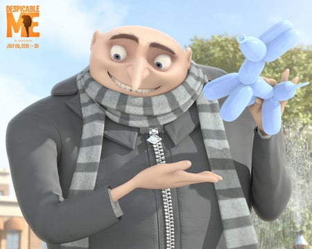 Gru at the Carnival - despicable, gru, movie, me, carnival