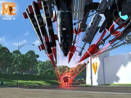 Gru with missiles - movie, despicable, me, missiles