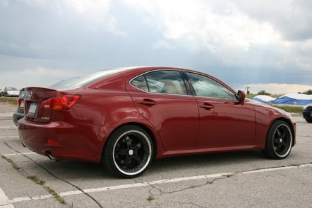 modified_lexus_is_350_1.JP - lexus, car, red, dark