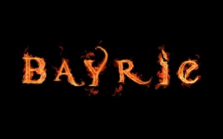 Bayrie - gift, collage, fire, black, flame, amazing, yellow, cool, color, alphabet, flames, year, funny, colored, writing, collages, letter, abstract, red, beautiful, name, letters, colors, awesome, bayrie