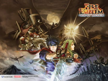 fire emblem - fire emblem, anime, game, swords