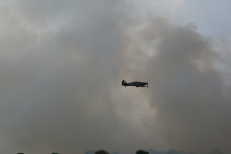 Spitfire - hill, britain, 2010, of, 2, me109, war, raf, hurricane, battle, world, ww2, two, biggin, spitfire