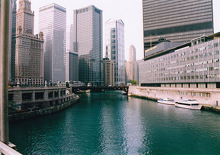 Chicago - lakes, illinois, chicago, river