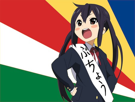 Azusa Nakano, Club President - k-on, azusa, nakano, president