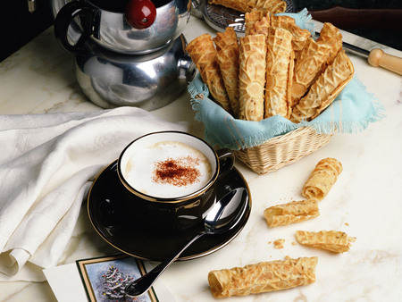 Coffee Time - nice, coffee, photography, beautiful, basket, cup