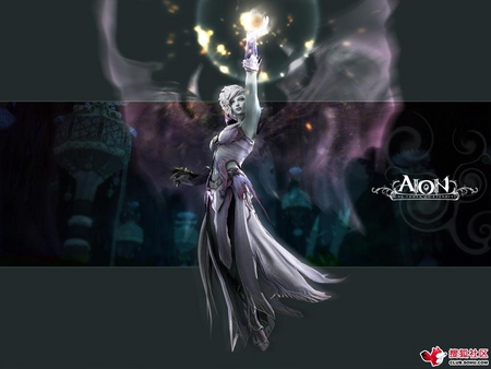 Spirit Angel - warrior, aion, video game, action, beautiful, adventure, girl, angel