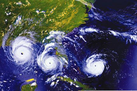 Hurricane Andrew sequence - space, earth, force, nature