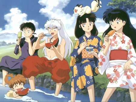 wallpaper - anime, summer, wallpaper, inuyasha