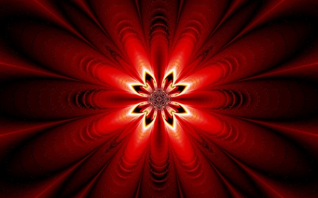 Red Star Burst - black, star, red, burst