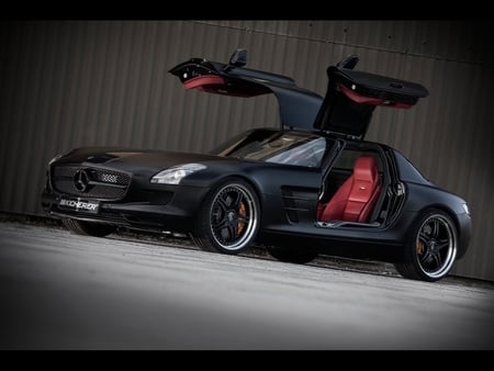 Kicherer Mercedes Benz SLS - mercedes, 2010, supersport, sls