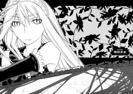 hime bloody saw - white, black, manga, anim