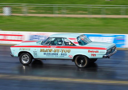 1965 Plymouth Super Stock - plymouth, race, drag, car