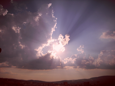 Decline - nature, sky, clouds, sun