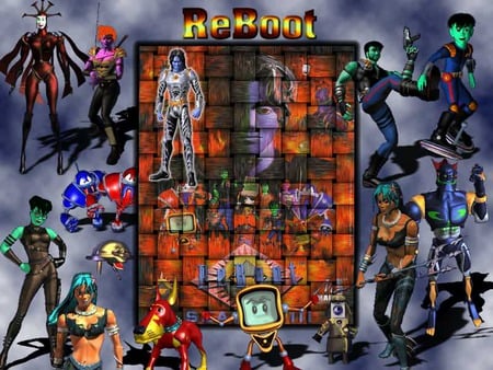 ReBoot Poster - boot, re, 3d, poster