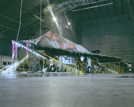 F-117 on Ice - cold, winter, camera, picture