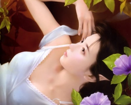 Chinese Girl 78 - woman, women, beauty, nice, female, hot, anime girl, fantasy, pretty, anime, oriental, cute, maiden, elf, lady, sexy, girl, beautiful, chinese, flower