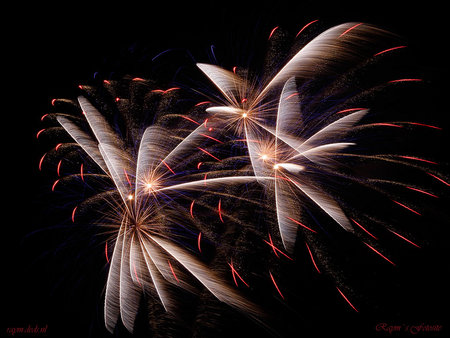 For all celebrations - sky, fireworks, celebration black background, flare, colors