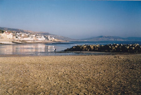 Lyme Regis - england, jurassic coast, beach, fossils, lyme regis, sea