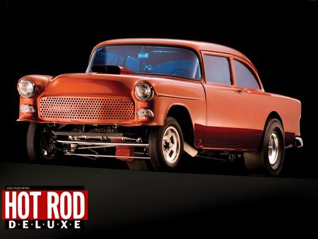 '55 Chevy Gasser - car, classic, drag, cool, chevy